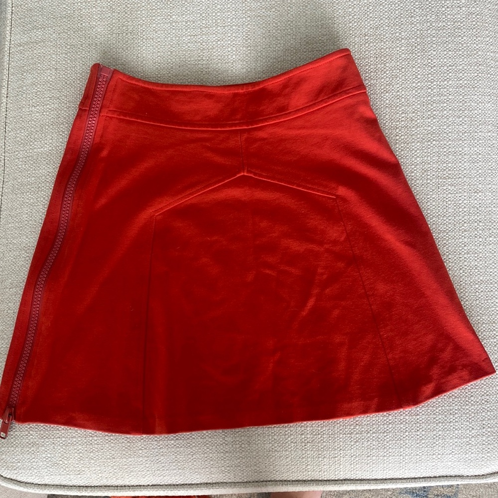 Diane Von Furstenberg Bright orange coral skirt